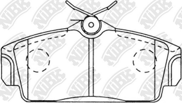 Тормозные колодки NiBK. Артикул PN2230