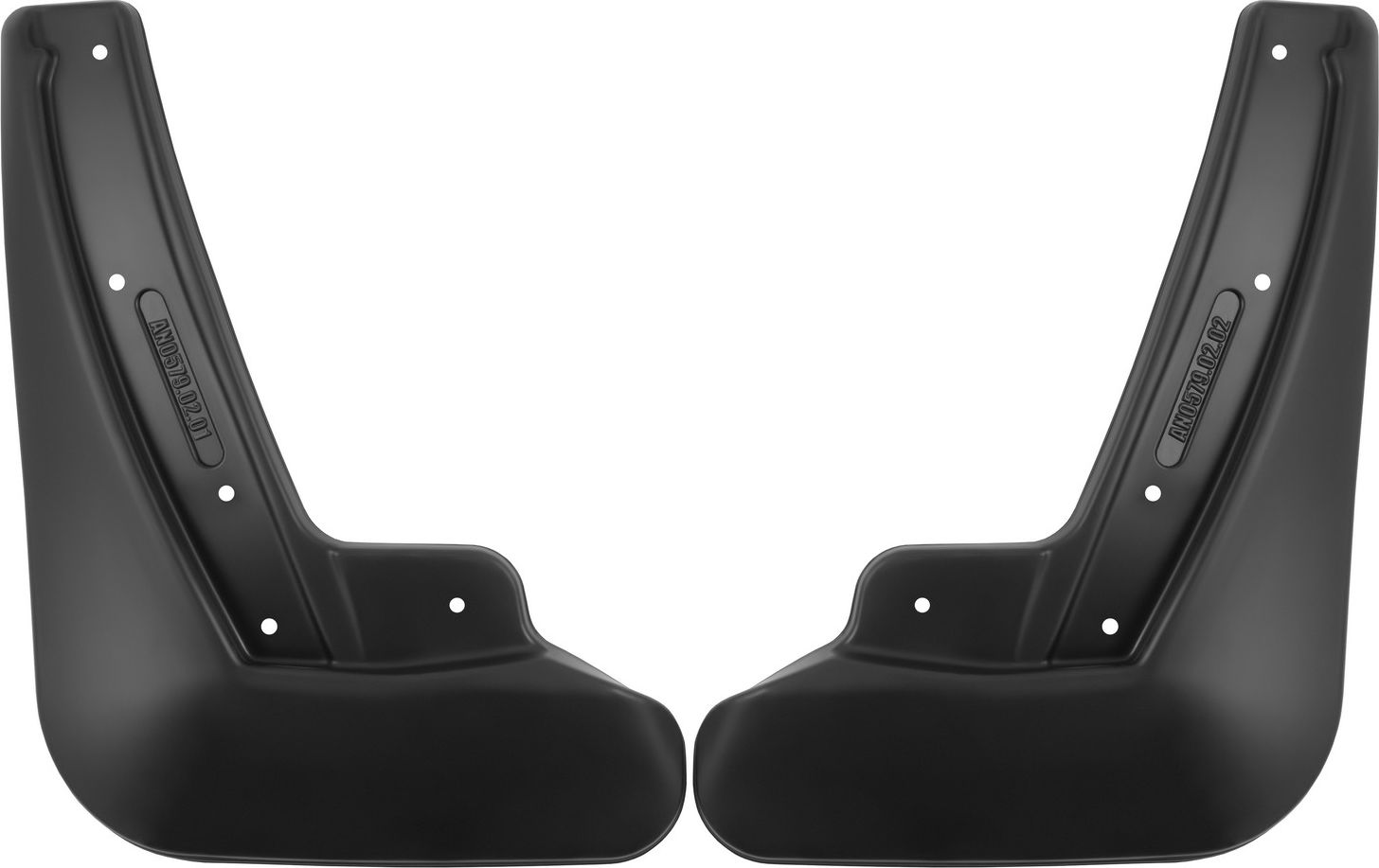 Брызговики REIN Стандарт задняя пара для Jetour X90 PLUS 2023-2026. Артикул REIN.AN0579.E3