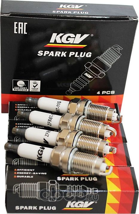 Свеча зажигания KGV VAG KGV. Артикул ZFR6T11G