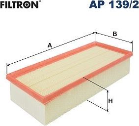 Воздушный фильтр Filtron. Артикул AP 139/2