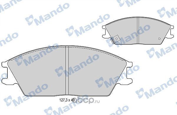 Колодки (Mando). Артикул MBF015078