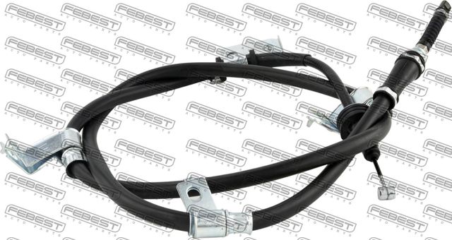 Трос ручника (тросик ручного тормоза) Febest задний левый для Hyundai Matrix I 2006-2006. Артикул 12100-I30LH