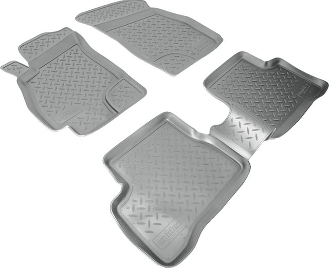 Коврики Норпласт для салона Hyundai Accent II 2000-2005 СЕРЫЕ. Артикул NPL-Po-31-03-G