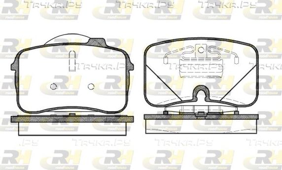 Тормозные колодки RoadHouse передние для Audi S2 I 1990-1992. Артикул 2328.00