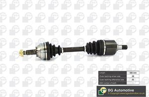 Полуось (привод в сборе, приводной вал) BGA передняя правая для Land Rover Freelander I 1998-2006. Артикул DS7513R