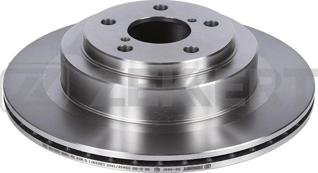 Тормозной диск Zekkert задний для Subaru Outback III 2003-2009. Артикул BS-5697