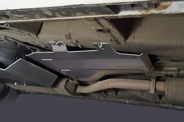 Защита алюминиевая ТСС (4 мм) для топливопровода GAC GN8 2021-2026. Артикул ZKTCC00576