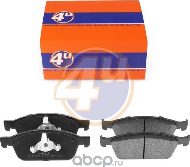 КОЛОДКИ ПЕР FORD FOCUS III FOCUS III SALOON FOCUS III TURNIER KUGA II (DM2) TRAN (4U). Артикул 4UBP0196