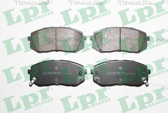 Тормозные колодки LPR передние для Hyundai ix35 I 2009-2015. Артикул 05P1415
