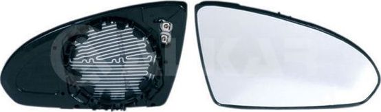 Зеркальное стекло бокового зеркала Alkar правое для Nissan Primera P12 2002-2008. Артикул 6432978