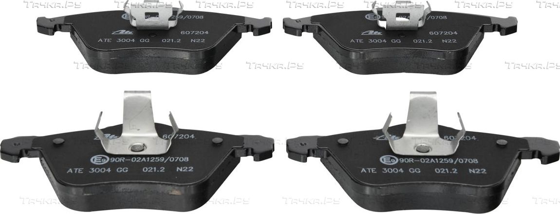 Тормозные колодки ATE передние для Volvo V40 Cross Country I 2012-2019. Артикул 13.0460-7204.2
