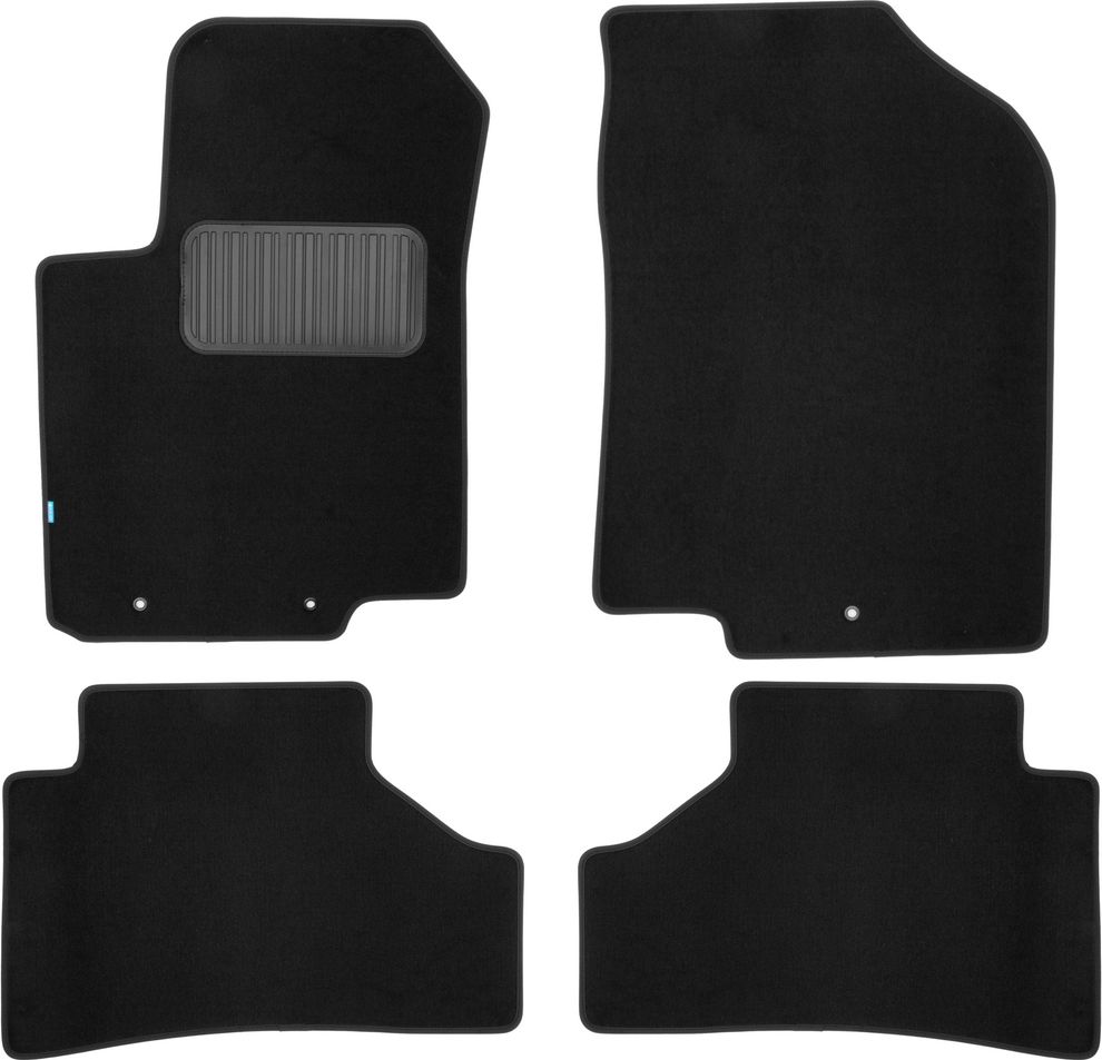 Коврики Klever Premium для салона Hyundai Solaris I хэтчбек, седан 2011-2014. Артикул KVR03204522110kh