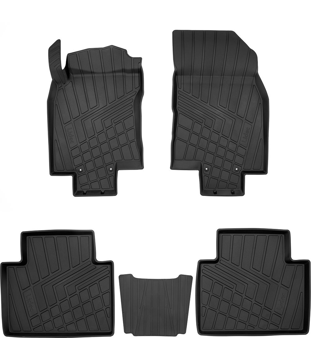 Коврики литьевые Норпласт для салона Nissan X-Trail T32 2015-2026. Артикул NP11-LdC-61-812