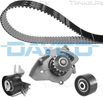 Помпа (водяной насос) с комплектом ремня ГРМ Dayco для Ford Kuga II 2013-2019. Артикул KTBWP9670
