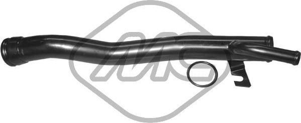 Патрубок радиатора (системы охлаждения) Metalcaucho. Артикул 03098