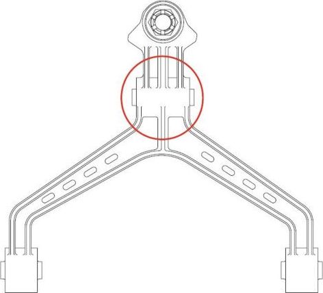 Сайлентблок переднего рычага подвески CTR нижний для Jeep Grand Cherokee IV (WK2) 2010-2026. Артикул GV1015