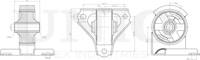 Опора двигателя (Unio). Артикул RMP-15062