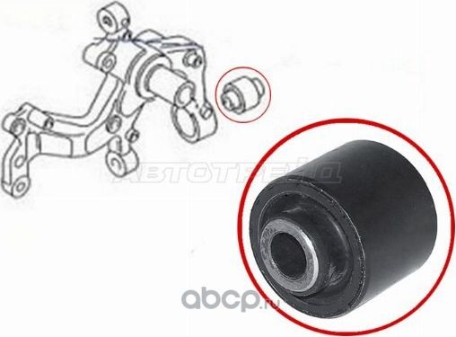 Сайлентблок задней цапфы к нижнему поперечному рыч (SAT). Артикул ST1K0505553A