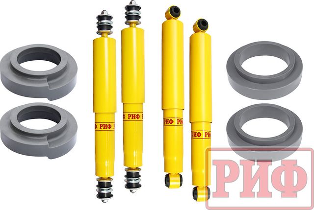 Лифт-комплект РИФ лайт для Nissan Patrol Y61 1997-2013, лифт 30 мм. Артикул RIF-Y61-B-lite
