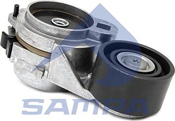Натяжной ролик (натяжитель) приводного клинового зубчатого ремня Sampa. Артикул 037.014