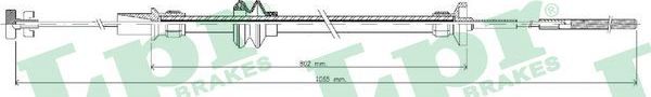 Трос сцепления LPR. Артикул C0223C
