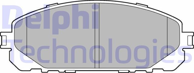 Тормозные колодки Delphi (Low-Metallic) передние для Jeep Cherokee V (KL) 2013-2026. Артикул LP3271