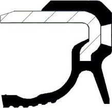 Сальник коленвала Corteco (FPM (Fluor-Kautschuk)). Артикул 49381130