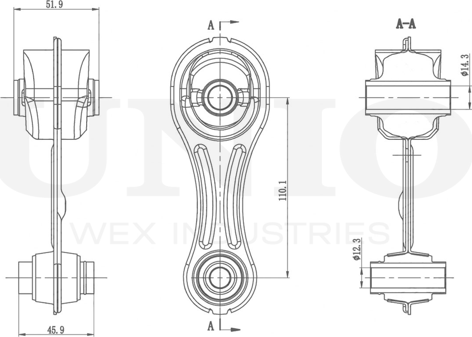 Опора КПП (Unio). Артикул RMP-15163