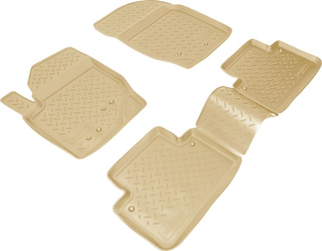Коврики Норпласт для салона Volvo XС90 I 2002-2014 БЕЖЕВЫЕ. Артикул NPL-Po-96-90-B