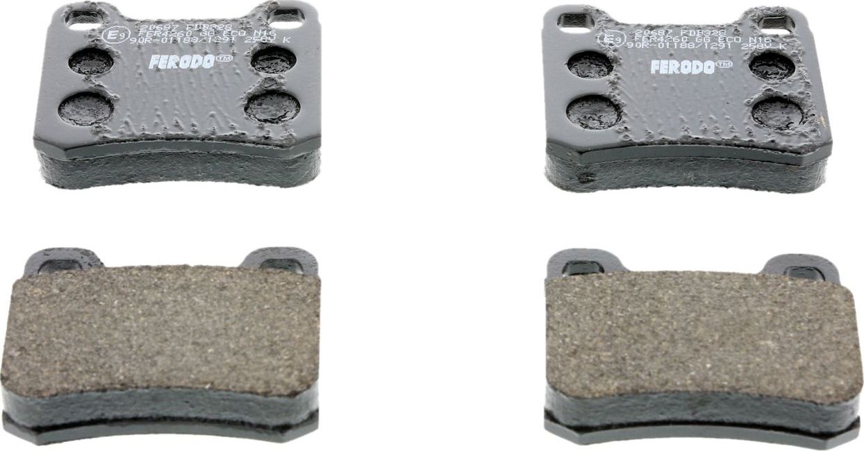 Тормозные колодки Ferodo Premier Eco Friction. Артикул FDB328