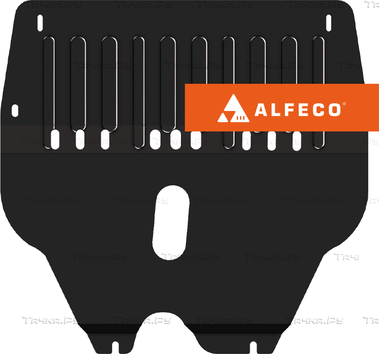 Защита Alfeco для картера и КПП Skoda Fabia II (вкл. Sport) 2007-2010. Артикул ALF.20.01