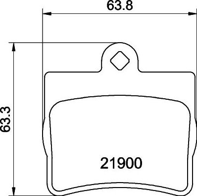 Тормозные колодки Mintex. Артикул MDB1858