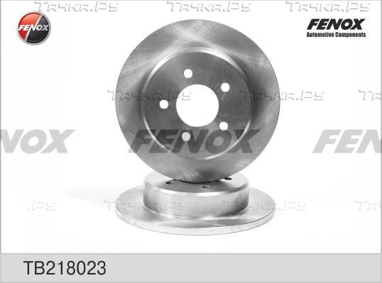 Тормозной диск Fenox задний для Jeep Wrangler II (TJ) 1996-2007. Артикул TB218023