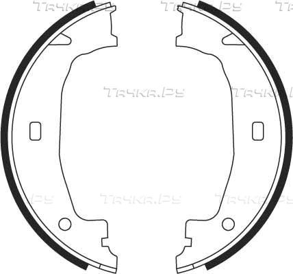 Тормозные колодки (стояночная тормозная система) TRW. Артикул GS8432