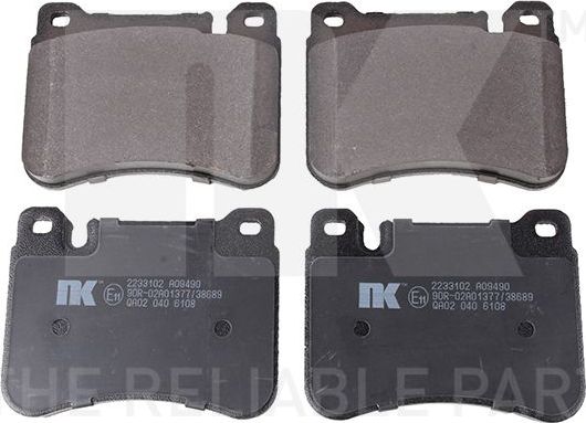 Тормозные колодки NK. Артикул 2233102