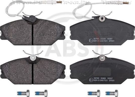 Тормозные колодки ABS передние для Renault Safrane I 1992-2000. Артикул 36769