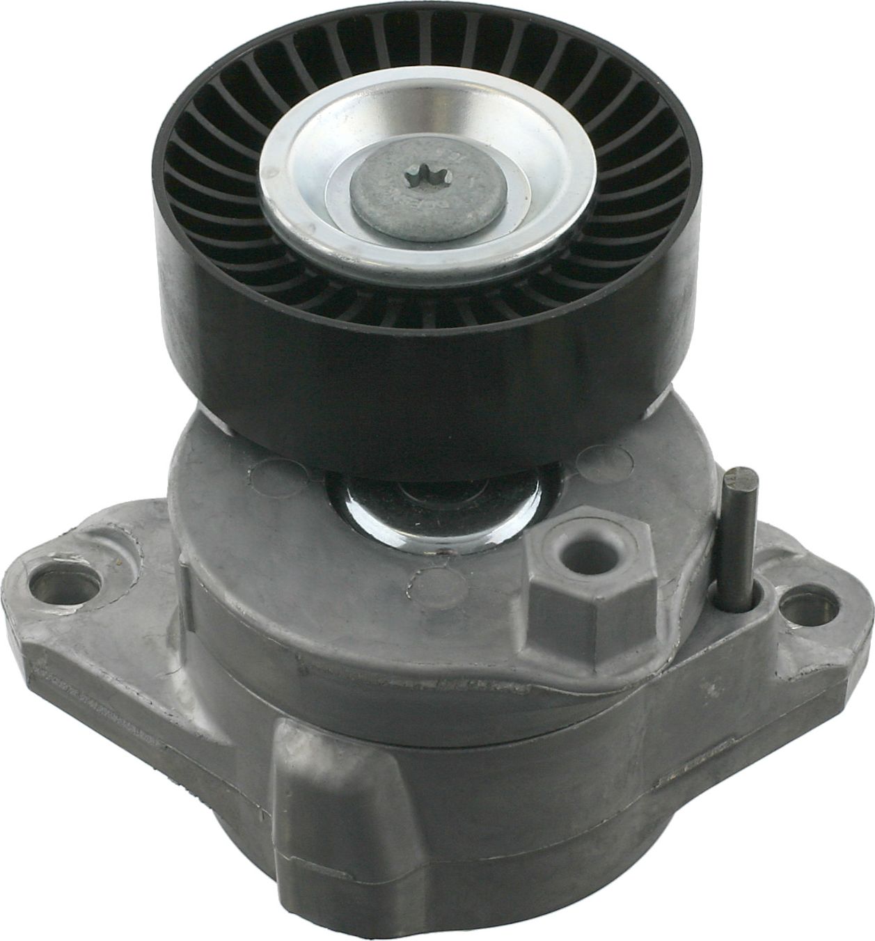 Натяжной ролик (натяжитель) приводного клинового зубчатого ремня SWAG (алюминий). Артикул 10 92 8149