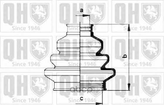 Пыльник Шруса наружный QH QJB168 QH. Артикул QJB168