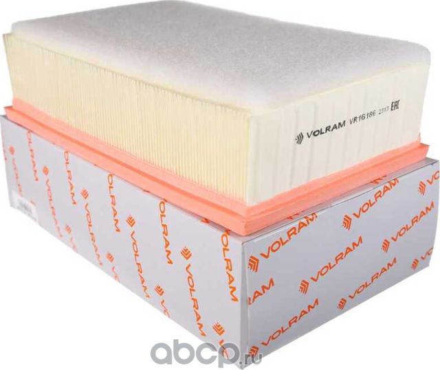 ФИЛЬТР ВОЗДУШНЫЙ VW GOLF VII 1.6, 2.0 12-, SKODA OCTAVIA III 1.6, 2.0 13-, (VOLR (Volram). Артикул VR16186