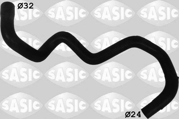Патрубок радиатора (системы охлаждения) Sasic левый нижний для Citroen C5 II 2008-2017. Артикул 3400121