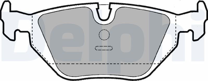 Тормозные колодки Delphi (Low-Metallic). Артикул LP907