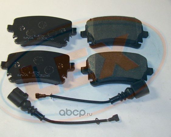 Колодки задние (LEX). Артикул 23326