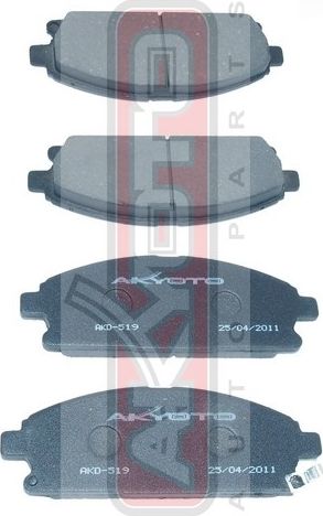 Тормозные колодки Akyoto Packing AKYOTO. Артикул AKD-1189