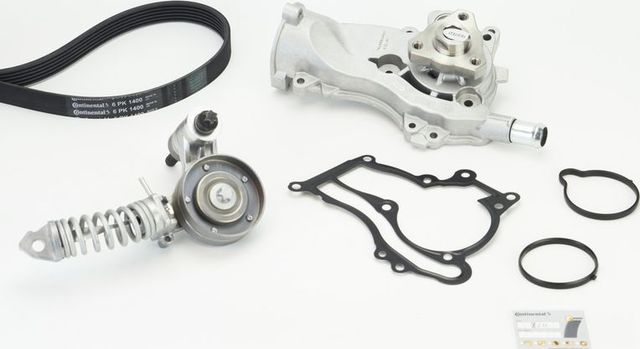 Комплект поликлинового ремня  с водяным насосом) OPEL: ASTRA J ContiTech. Артикул 6PK1400WP1