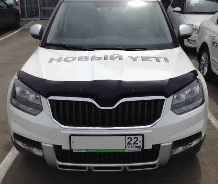 Дефлектор SIM для капота Skoda Yeti 2013-2026. Артикул SSCYET1312