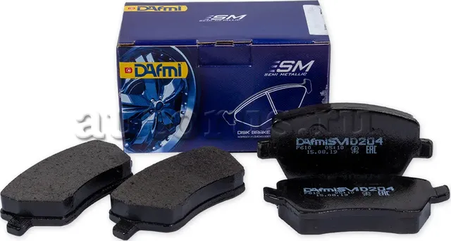КОЛОДКИ ТОРМОЗНЫЕ ПЕРЕДНИЕ LADA LARGUS 16V, DAFMI D204SM Dafmi. Артикул D204SM