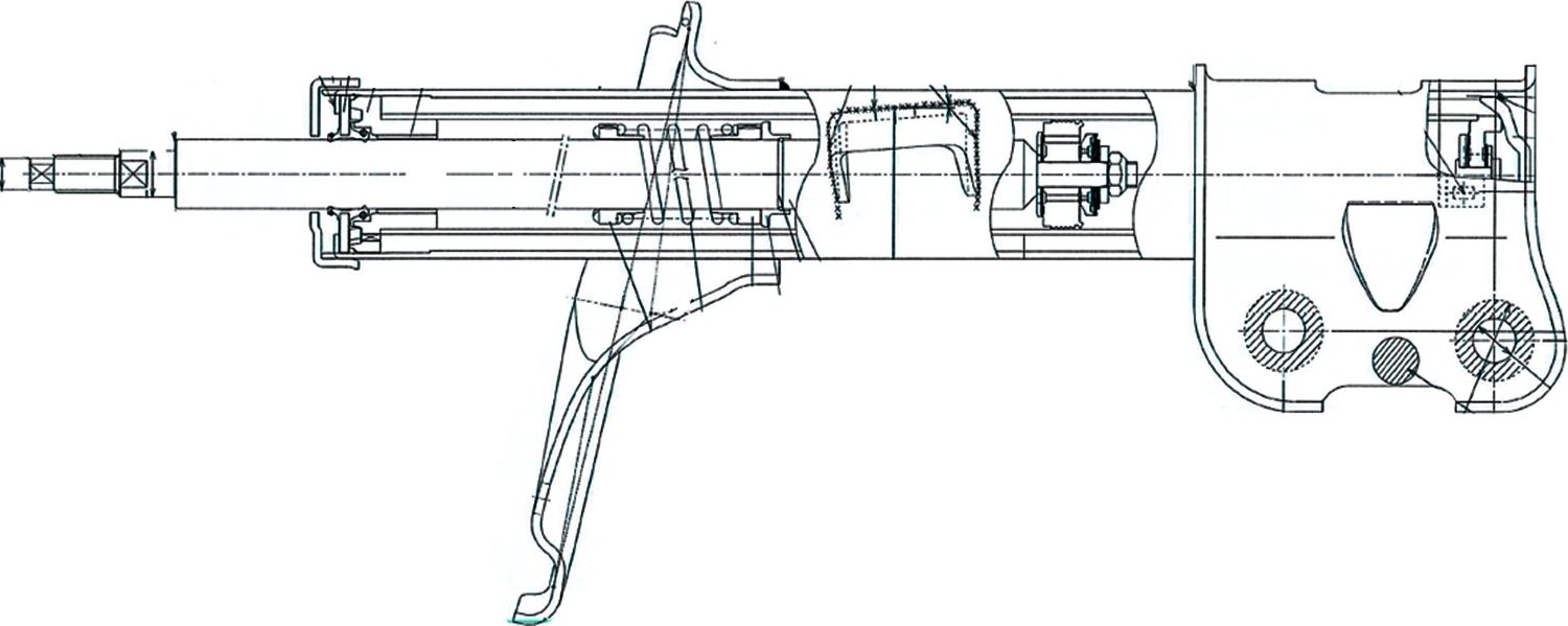 Амортизатор CTR. Артикул GY0823G