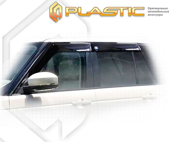 Дефлекторы СА Пластик для окон (Classic полупрозрачный) Land Rover Range Rover Voque 2011-2018. Артикул 2010030308029
