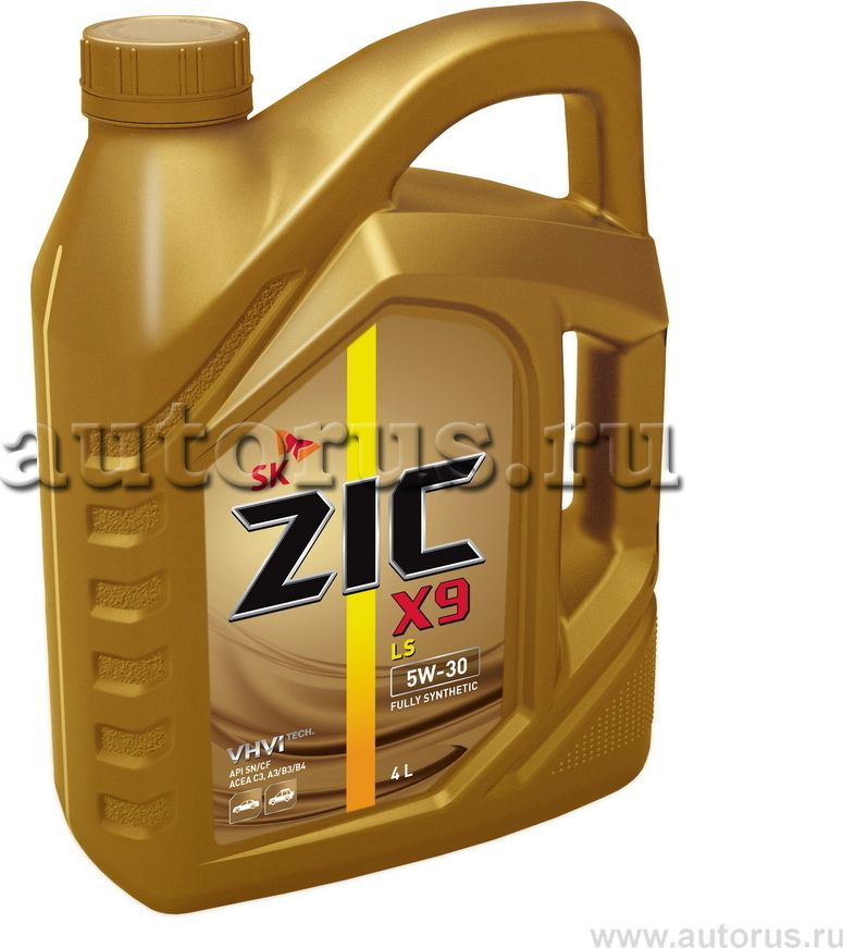 Масло моторное синтетическое ZIC X9 LS 5W30 4L 162905. Артикул 162905