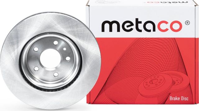 Диск тормозной передний вентилируемый (Metaco). Артикул 3050390